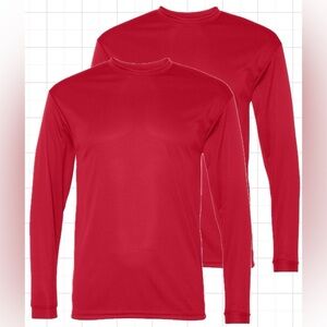 Bundle “2” C2 Sport long sleeve red‎ t-Shirt adult Large DIY sublimation
